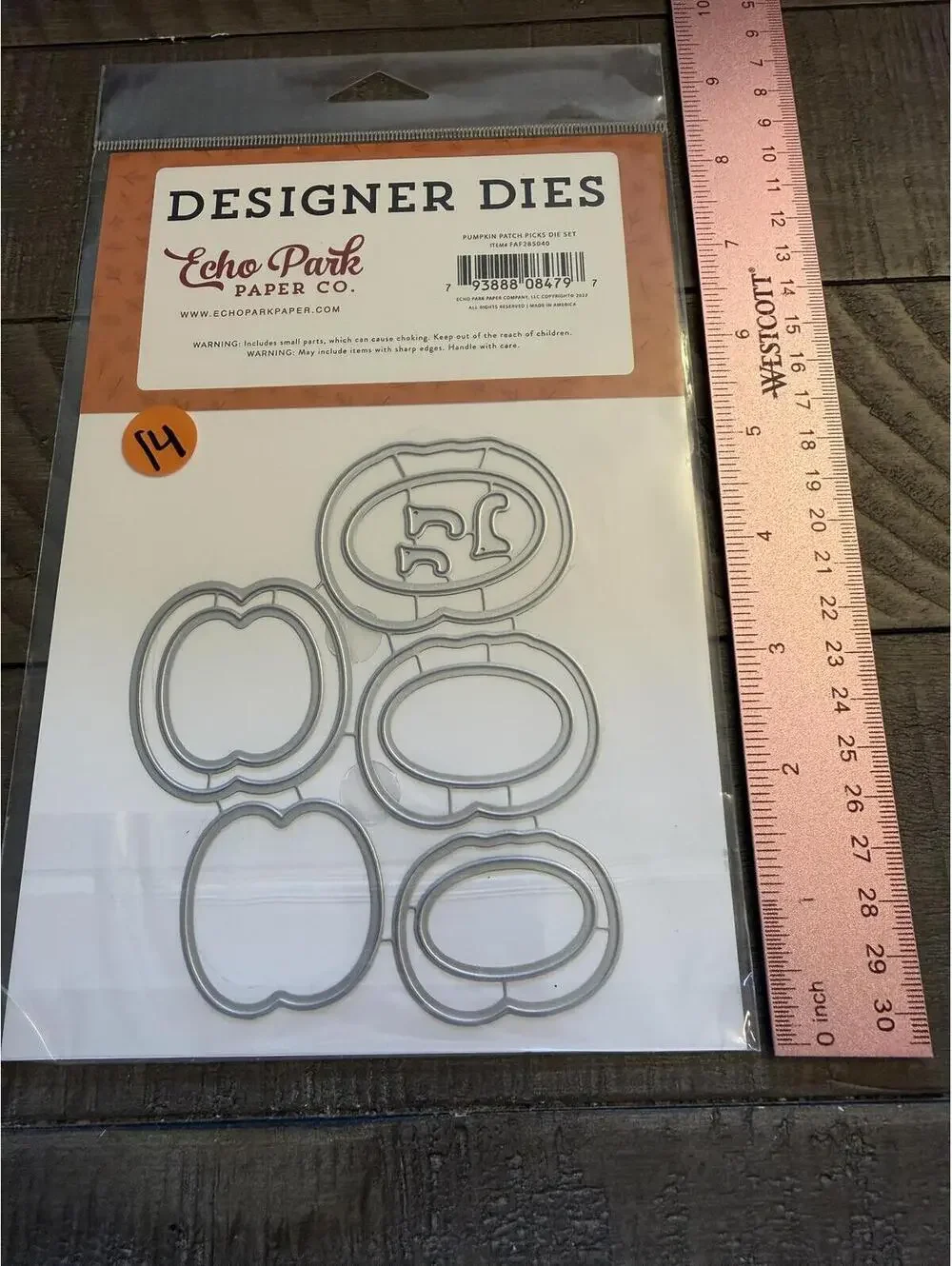 Echo Park Paper Pumpkin Patch Picks Die Set